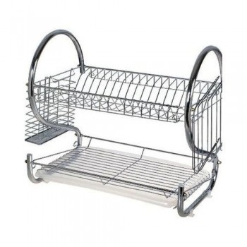 2 Layers Stainless Dish Drainer